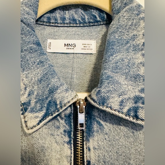 Mango Denim jumpsuit with zipper - Picture 8 of 10